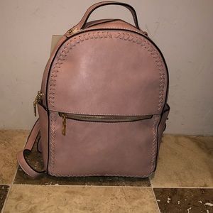 Vegan leather backpack